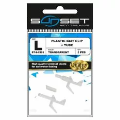 ACCROCHE APPÂT SUNSET PLASTIC BAIT CLIP + TUBE ST-S-2301