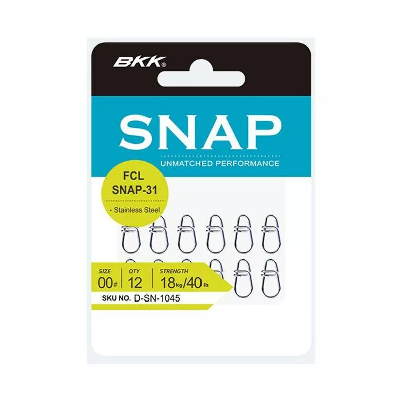 AGRAFE BKK FAST SNAP 31 - PAR 12 4 AGRAFE BKK FAST SNAP 31 - PAR 12 - immagine 2