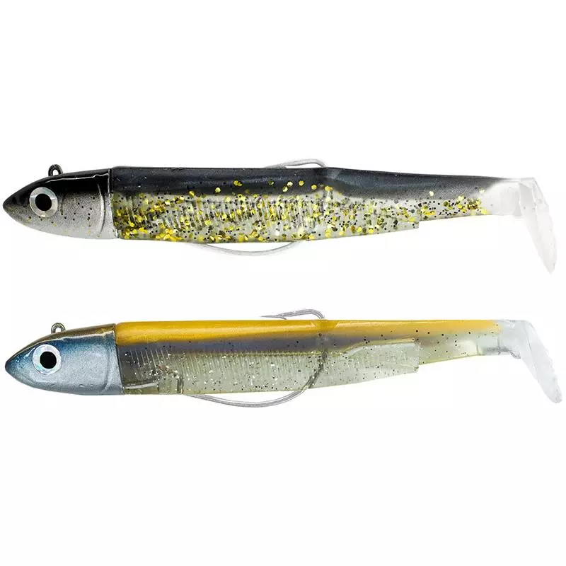 ARTIFICIALE MORBIDA MONTATA FIIISH DOUBLE COMBO BLACK MINNOW 140 3 ARTIFICIALE MORBIDA MONTATA FIIISH DOUBLE COMBO BLACK MINNOW 140