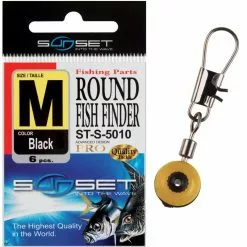 DIAPOSITIVA SUNSET ROUND FISH FINDER ST-S-5010 - PACCHETTO DI 6