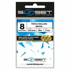 EMERILLON ROLLING SUNSET TRIPLE ROLLING SWIVEL ST-S-1046 -Vendite Pesca del bordo emerillon rolling sunset triple swivel st s 1046 z 2743 274308 2