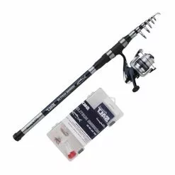ENSEMBLE TÉLESCOPIQUE SHAKESPEARE SALT HERRING HUSTLER COMBO SET