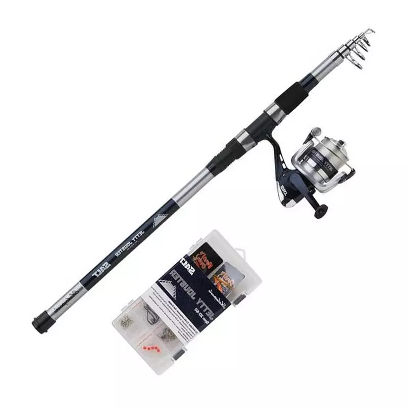 ENSEMBLE TÉLESCOPIQUE SHAKESPEARE SALT JETTY JOUSTER COMBO SET 2 ENSEMBLE TÉLESCOPIQUE SHAKESPEARE SALT JETTY JOUSTER COMBO SET