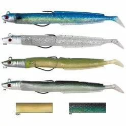 ESCA ARTIFICIALE MORBIDA MONTATA FLASHMER BLUE EQUILLE JUNIOR 10CM