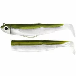 ESCA MORBIDA FIIISH COMBO BLACK MINNOW 70 + TESTA PIOMBATA