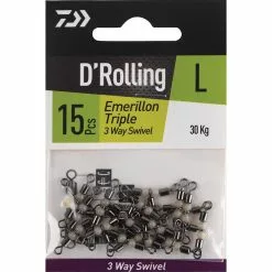 GIRELLA DAIWA BARIL TRIPLE PHOSPHO 3-WAY SWIVEL