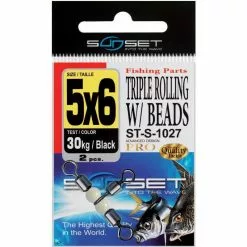 GIRELLA ROTATORIO MARE SUNSET TRIPLE ROLLING W / BEADS ST-S-1027