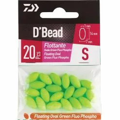 PERLA DAIWA D BEAD GALLEGGIANTI OVALI FOSFORESCENTI