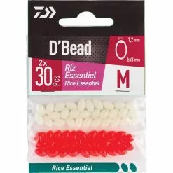 PERLA DAIWA D BEAD RISO FOSFORESCENTE/UOVO DI SALMONE